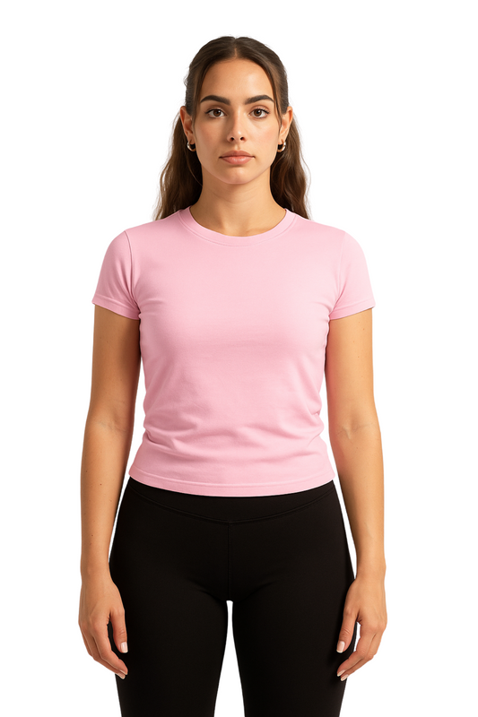 Basic Fitted Short Sleeve T-shirt