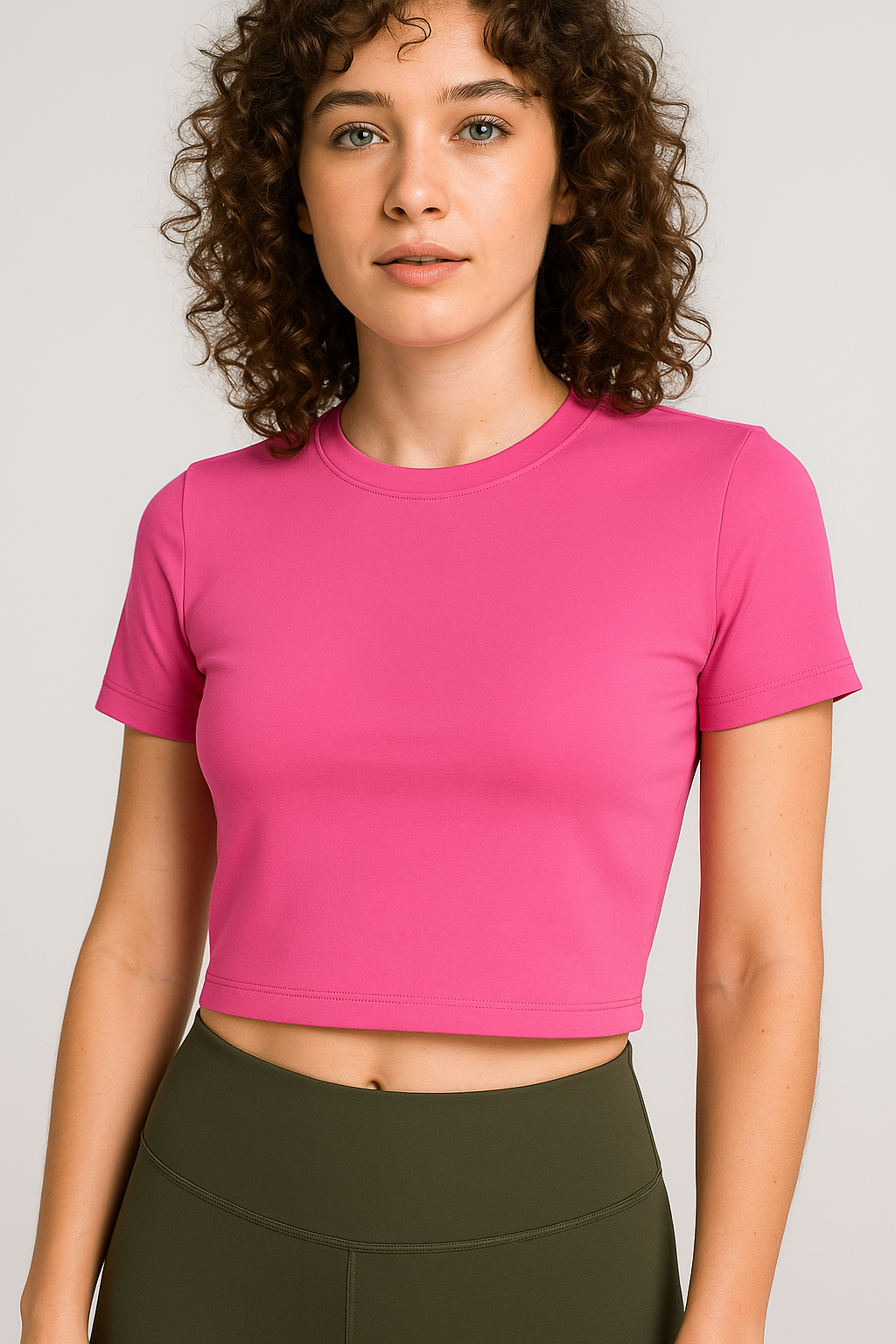Basic Fitted Short Sleeve T-shirt