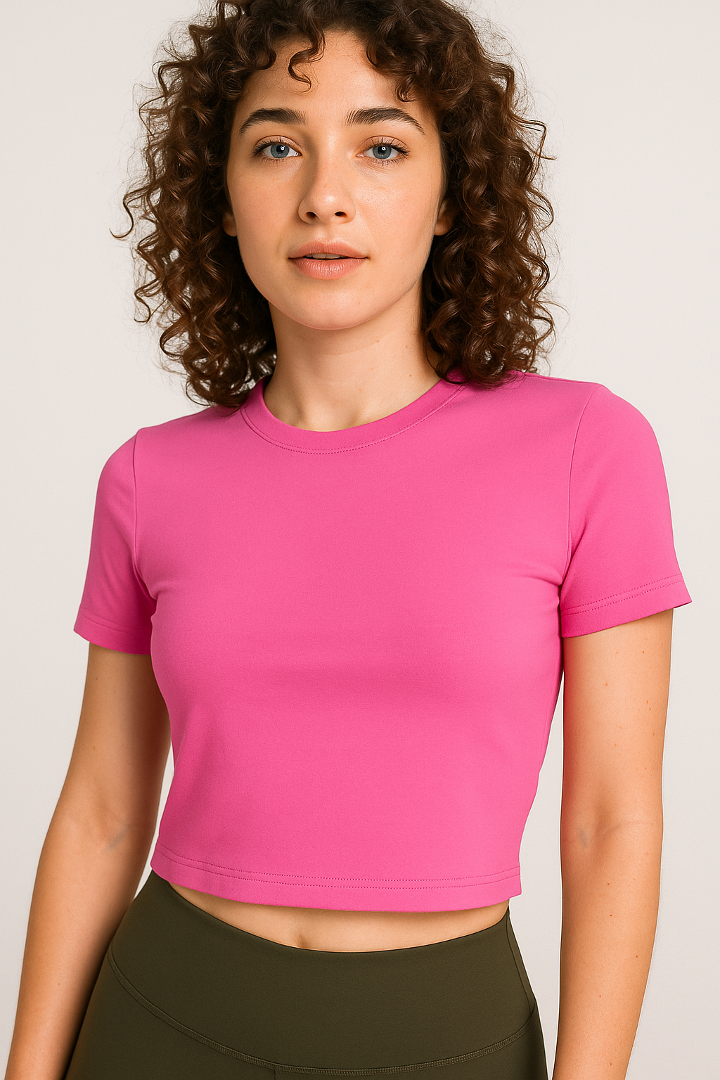 Basic Fitted Short Sleeve T-shirt
