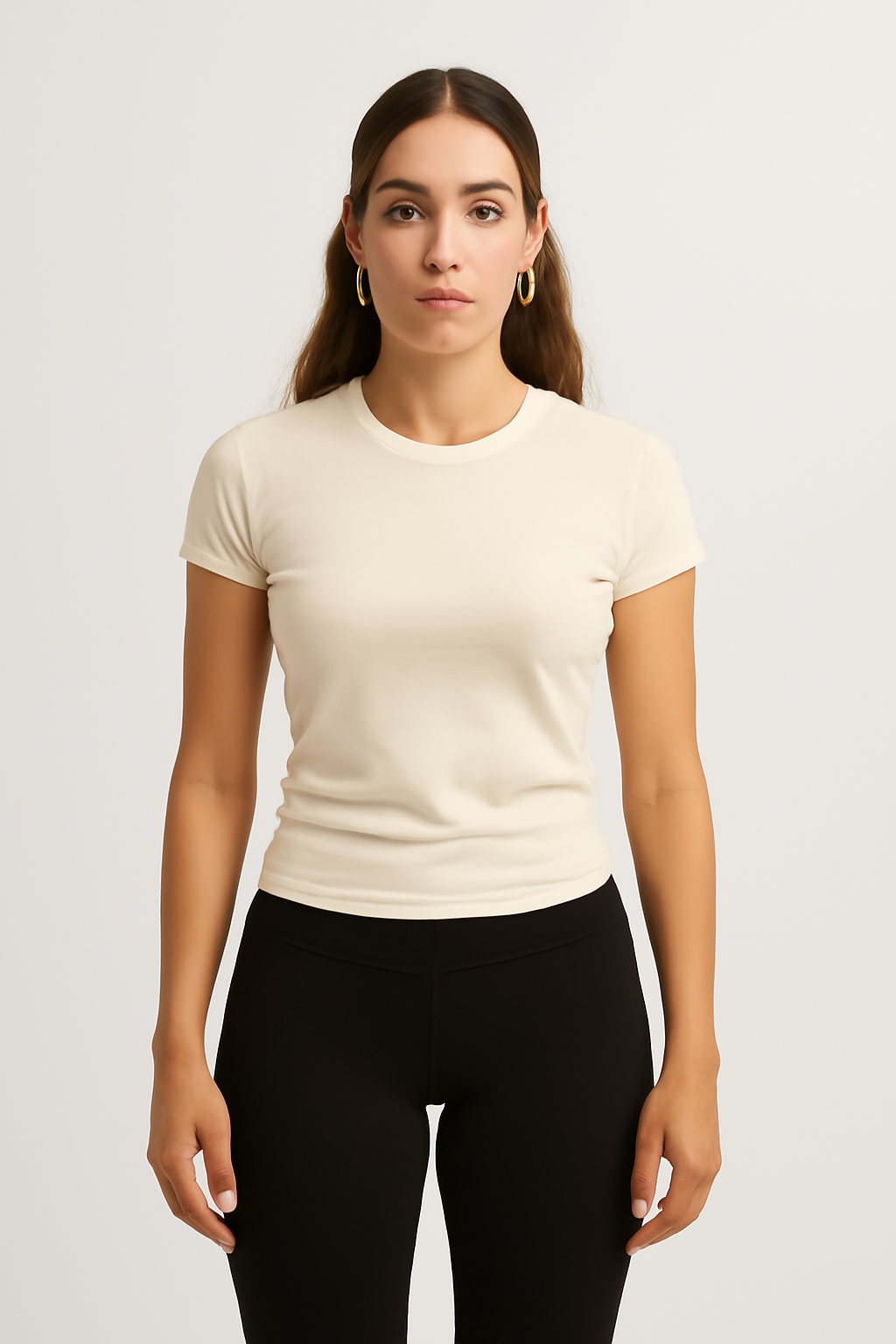 Basic Fitted Short Sleeve T-shirt