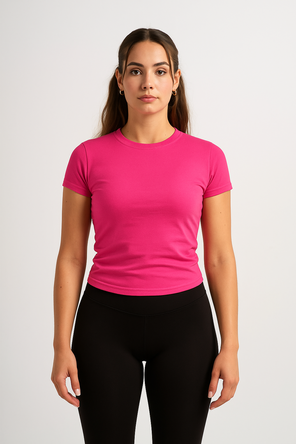 Basic Fitted Short Sleeve T-shirt