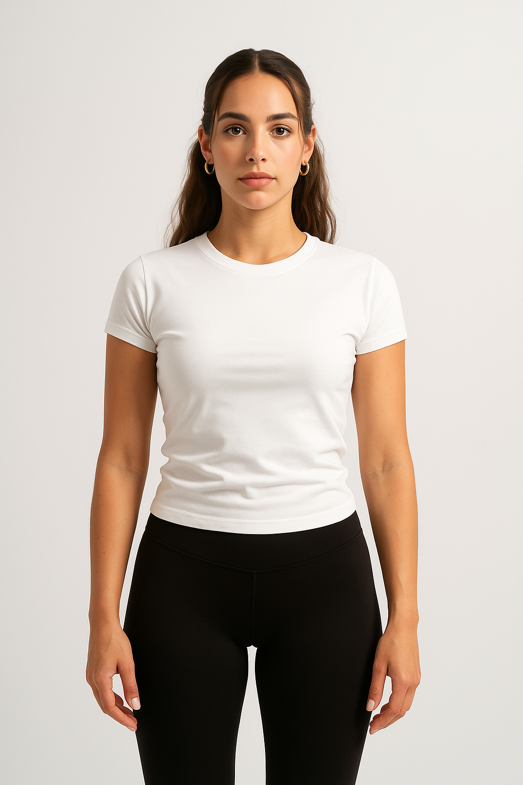 Basic Fitted Short Sleeve T-shirt