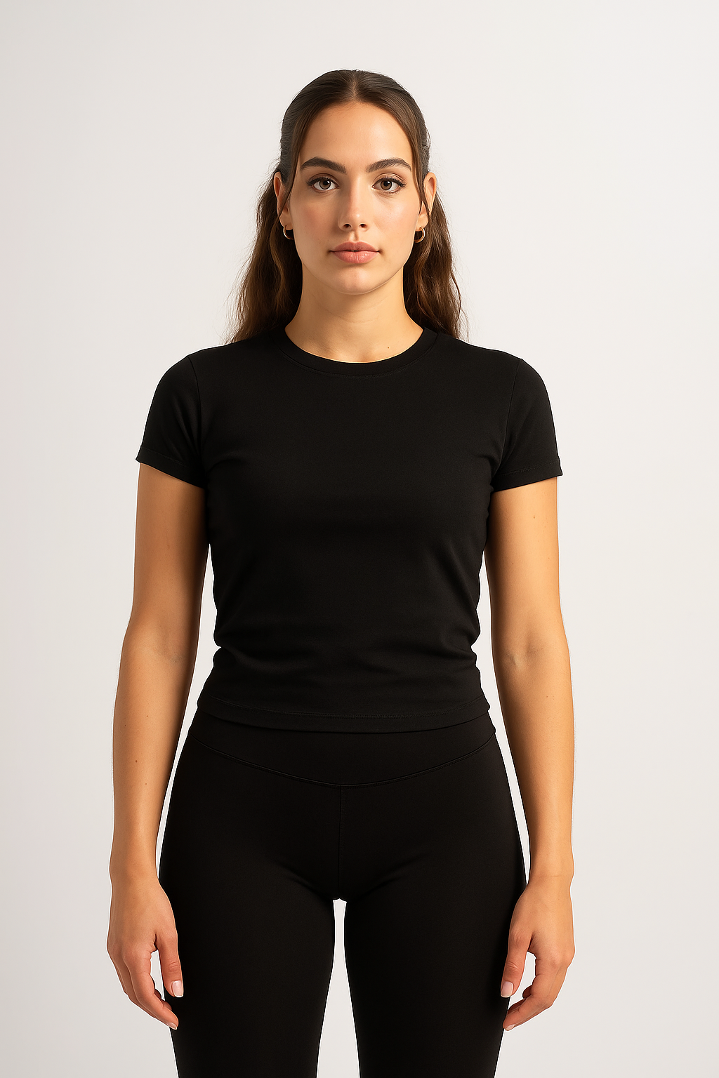 Basic Fitted Short Sleeve T-shirt